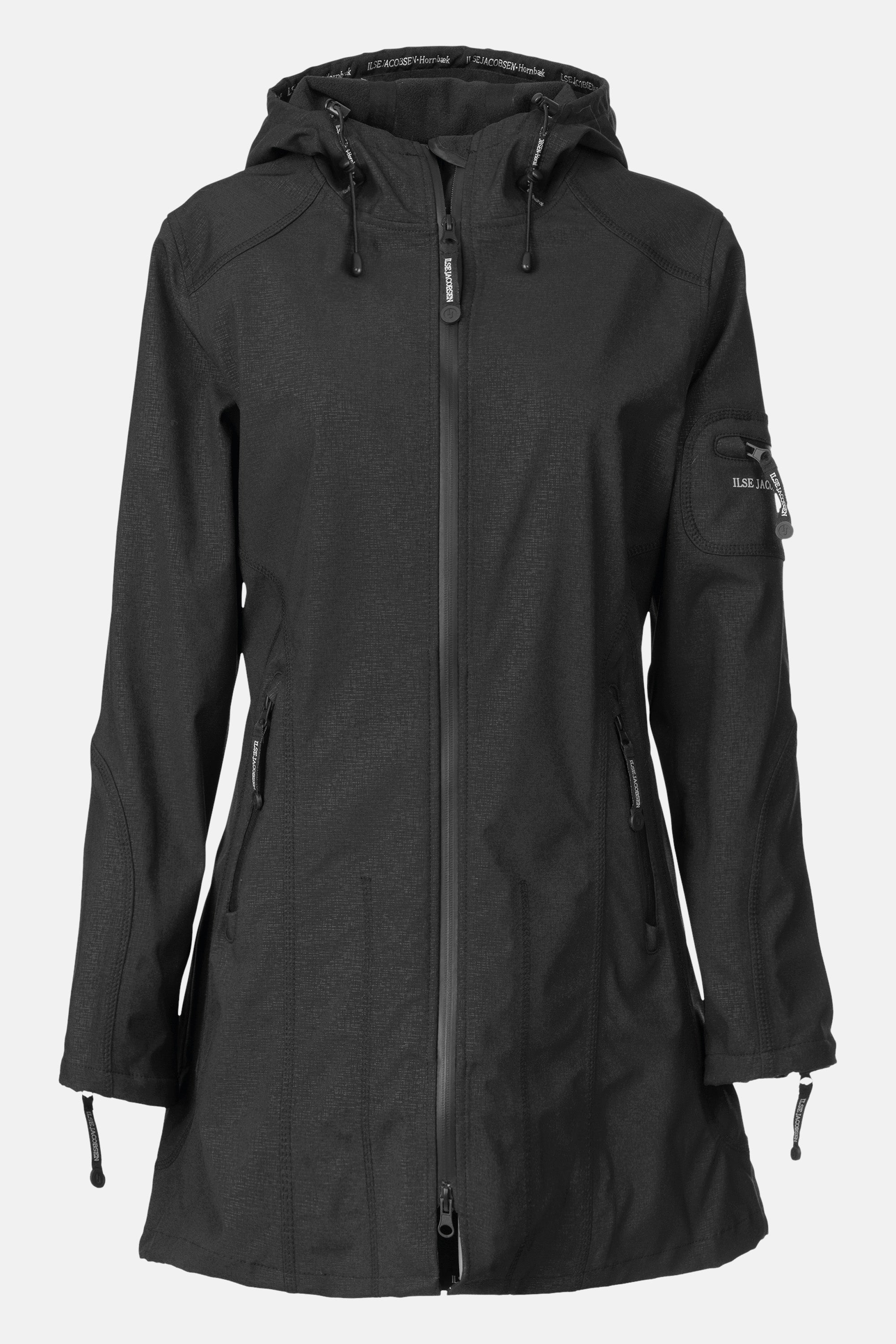 Ilse Jacobsen Hornbæk Rain Regenmantel Raincoat 001 Black